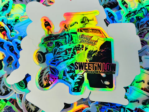 SWEET & LOW STICKER - holographic