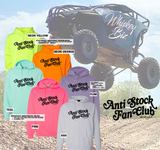 Anti Stock Fan Club hoodie back
