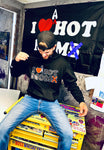 I <3 A HOT MOM - Black