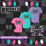 It's LIT - Checkered Racing Bow