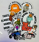 Teenager Sticker - Individual or Sticker 7 Pack