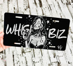Complex Engraving License Plate