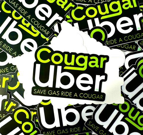 Cougar Uber Sticker