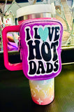 i love HOT DADS-  Fanny Pouch
