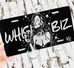 Complex Engraving License Plate