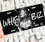 Complex Engraving License Plate