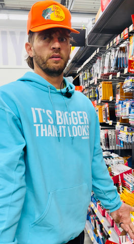It’s Bigger Than It Looks (Teal) Hoodie