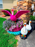 3D-PRINTED CUSTOM WINGED PORCH GOOSE