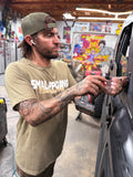 Small PP Gang- Military Green Front Logo