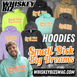 SMALL DICK BIG DREAMS - HOODIE (ORANGE PRINT)