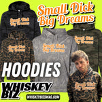SMALL DICK BIG DREAMS - HOODIE (ORANGE PRINT)