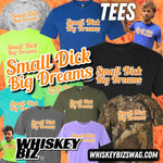 SMALL DICK BIG DREAMS - TEE (ORANGE PRINT)