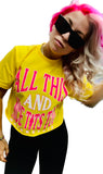 ALL THIS AND NICE TITS - Tee. Sweatshirt. Crop