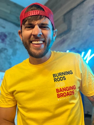 Burning Rods - Yellow Tee