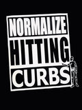 Normalize Hitting Curbs Tee/ Crew - FRONT LOGO