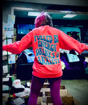 Fueled by Anxiety & Energy Drinks - SWEATSHIRT back logo