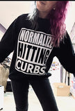 Normalize Hitting Curbs Tee/ Crew - FRONT LOGO