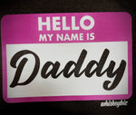 Pink Hello Daddy - Crop / Tee