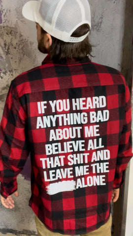 Believe Red Flannel