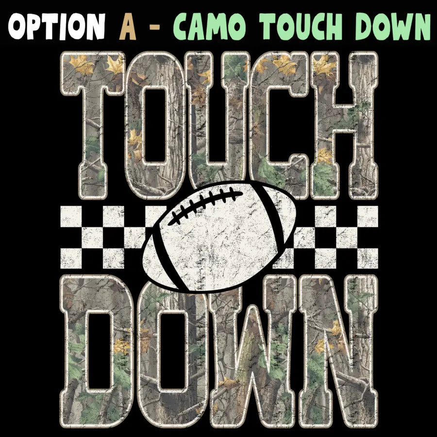 Camo Touch Down design preview